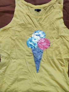 Yellow Colour Top