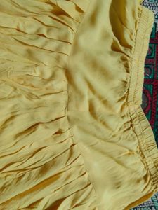 Bright Yellow Rayon Salwar Pants