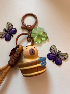Chill Capybara Keychain 🤎