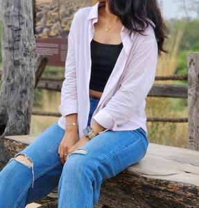 Oversized Button-Down Shirt
