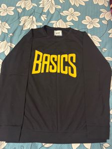 Basics Black Long Sleeve Tee