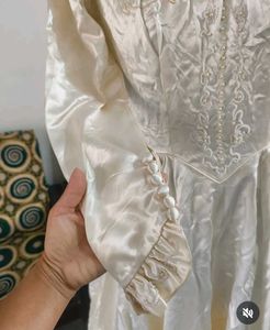 Vintage Satin Wedding Gown 😍