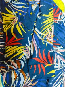 Midi Leaf Print Dress For Women