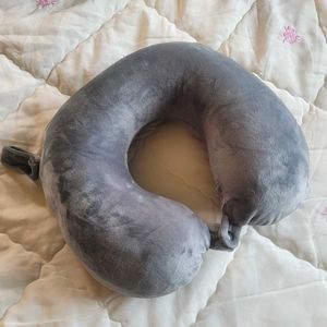 Grey Neck Pillow