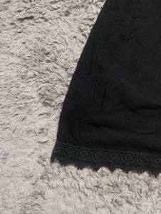 Black Cotton Dress