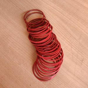Red Bangle Set