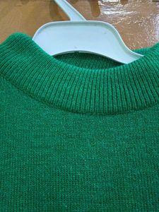 Green Woolen Top