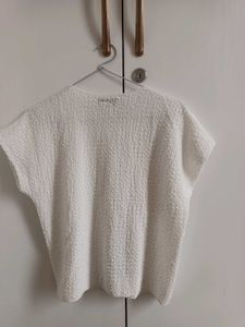 Textured White Top