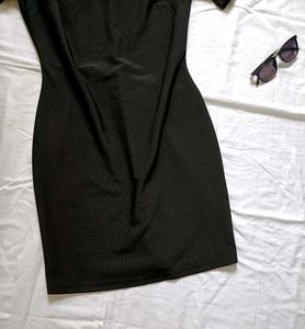 Elegant Black Off-Shoulder Dress