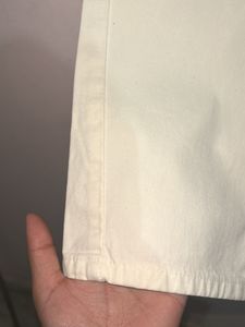 White Straight Leg Jeans