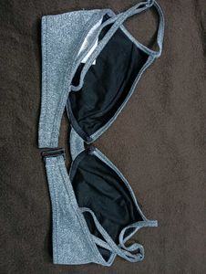 Silver Sparkle36🖤 Bra