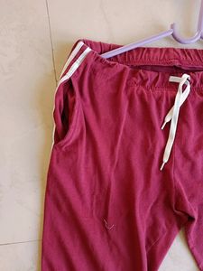 Maroon Track Pant