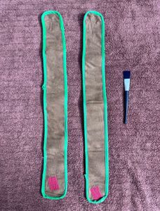 Spa Headbands &amp; Face Applicator Brush Set