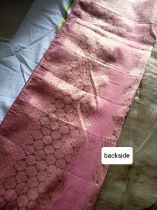 Banarasi Tissue Silk Saree With Blouse Classy Look