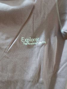 Roadster Mauve Solid T Shirt