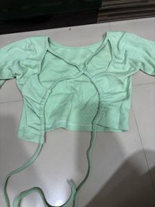 Y2K Backless Crop Top