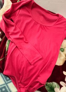 Pink Long Sleeve Top