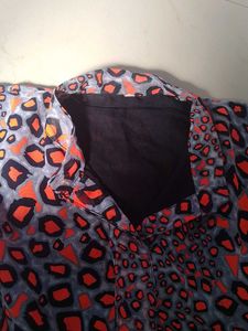 Long Culer Top And Chudidar Salwar Balck