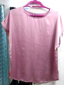 A Lavender Satin Top.