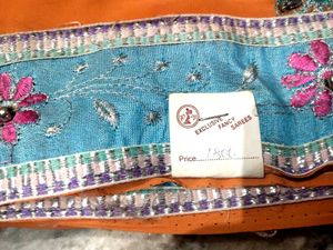 Exclusive Fancy Saree - Embroidered Detail