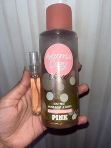 PINK Warm &amp; Cozy Body Mist 10ml sample
