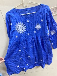 Short Blue Tunic
