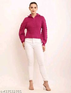 Ribbed Sweater Top 💗