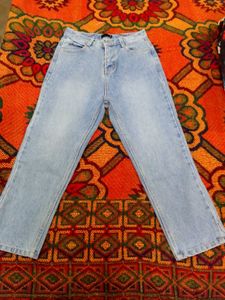 Light Blue Straight Fit Jeans