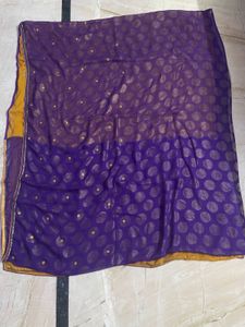 Mustard Yellow Saree