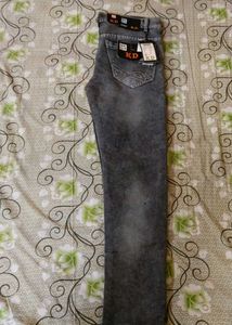 Stylish Gray Denim Jeans