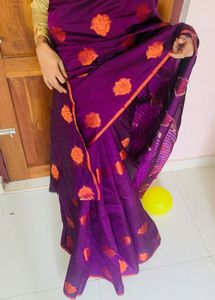 Purple Saree