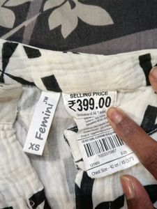 Patterned Button-Down Shirt