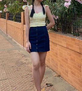 Combo- H &amp; M Top and Forever21 Skirt