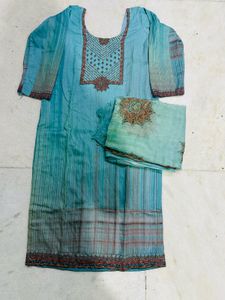2 Pece Cotton Suit Set