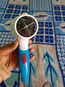 Portable Hair Dryer - Blue &amp; White