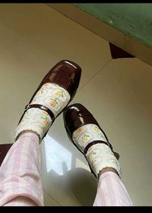 Burgundy Mary Jane Heels