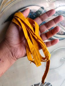 Knee Length Party Wear Yellow Dress