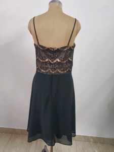Black Lace Top Cocktail Dress