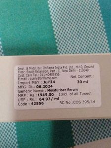 Oriflame Optimals Even Out Serum