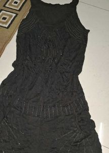 A Line Sleeveless Black Shorts Jumpsuit