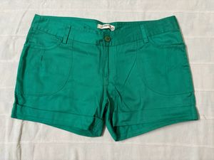 St John's Bay Bottle Green Shorts