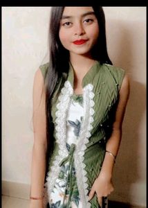 Green Dress with Lace Detail
