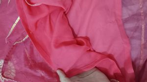 Pink Embroidered