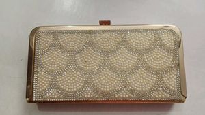 New Elegant Beaded Clutch