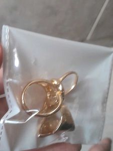 Gold Abstract Rings Set Of 3