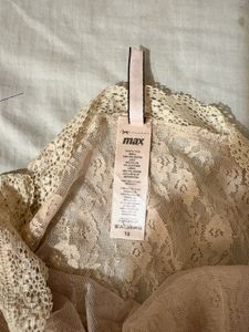 Beautiful Lace Trim Maxi Dress