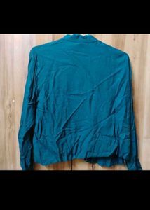 Teal Embellished Jacket