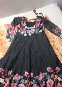 Floral Anarkali Kurta Set