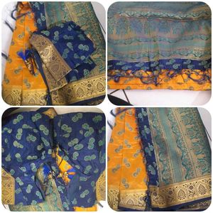 Sadi With Blouse, Saree Combo