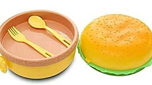 Burger Shaped 2 Layer Lunch Box Kids &amp; Adult